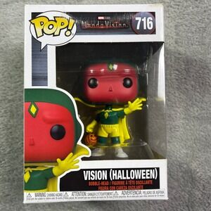Funko POP! Marvel WandaVision Vision Halloween #716‎ Bobble-Head Vinyl Figure